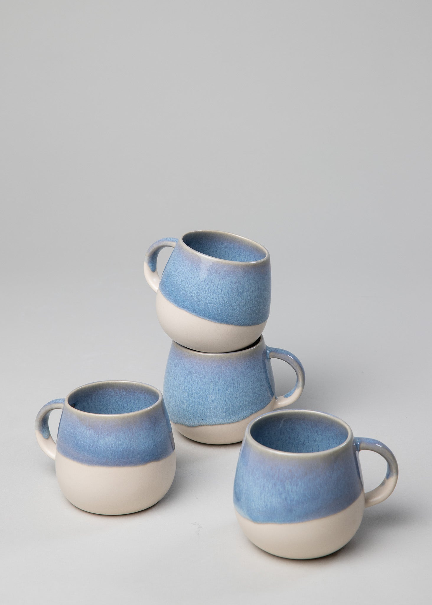 Bola Tassen Set - blau (4-teilig)